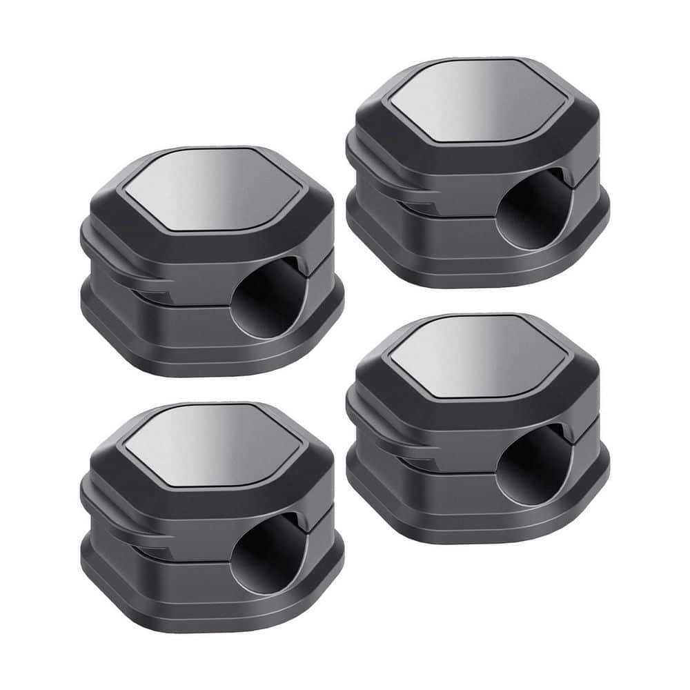 8-Pack Magnetic Cord Holder Cable Organizer Clips in Black for Desk Nightstand Phone Charger Computer Home Office Car price history on PriceWatchPro
