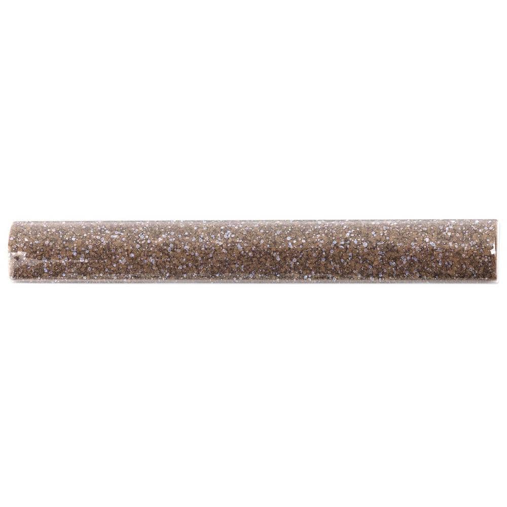 Angela Harris Dark Brown 1 in. x 8 in. Polished Ceramic Wall Pencil Liner Tile price history on PriceWatchPro