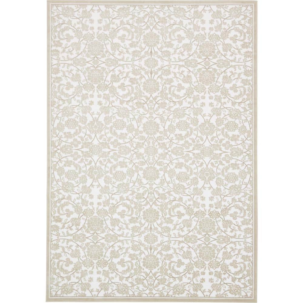 Stone & White Hand-Loomed Paper Chindi Rug 4X6 Ft – Welcome Home