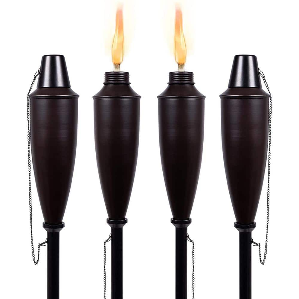 oil rubbed bronze tiki torches