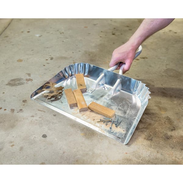 Professional 17 in. Aluminum Dust Pan (4-Pack)