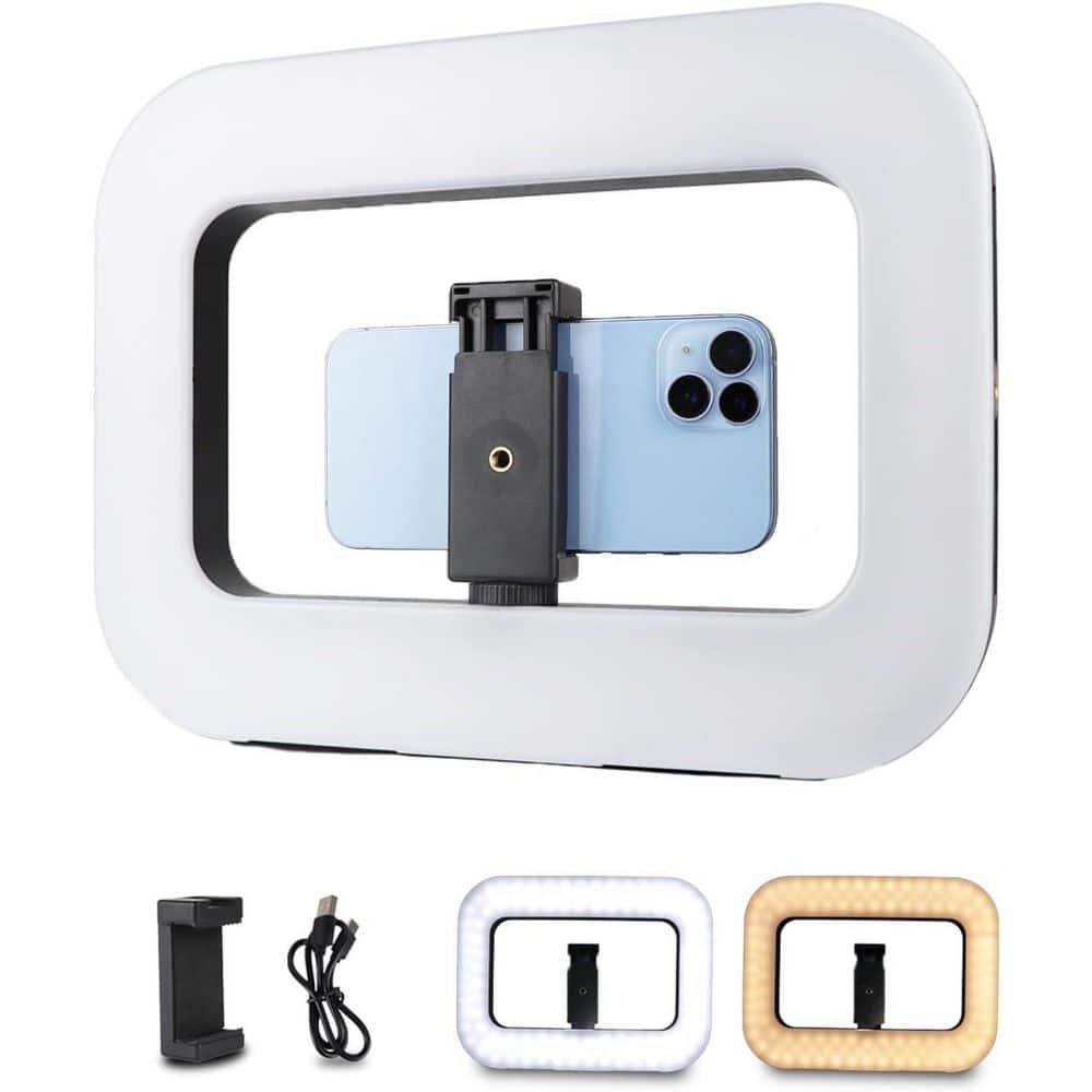 Smartphone Video Rig with LED Ring Selfie Light Kit, Handheld Stabilize, Built-in 8000 mAh Battery YouTube and Record price history on PriceWatchPro