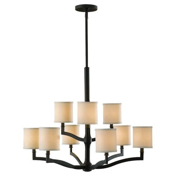 Generation Lighting Stelle 9-Light Oil Rubbed Bronze Multi-Tier Chandelier