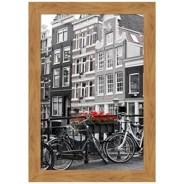 Amanti Art Carlisle Blonde Wood Picture Frame Opening Size 20 x 30 in.