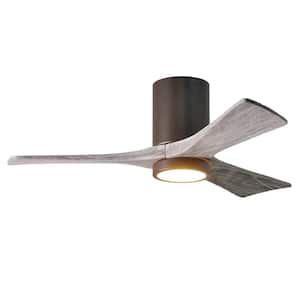 Irene 42 in. LED Indoor/Outdoor Damp Textured Bronze Ceiling Fan with Light with Remote Control and Wall Control