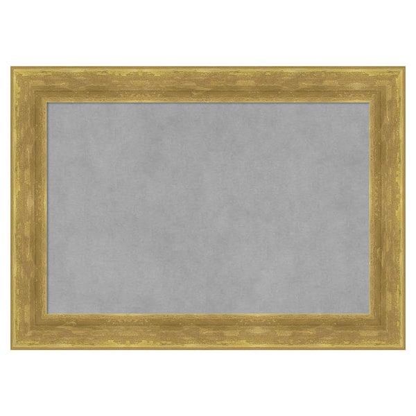 Amanti Art Angled Gold 21 in. x 15 in. Framed Magnetic Board