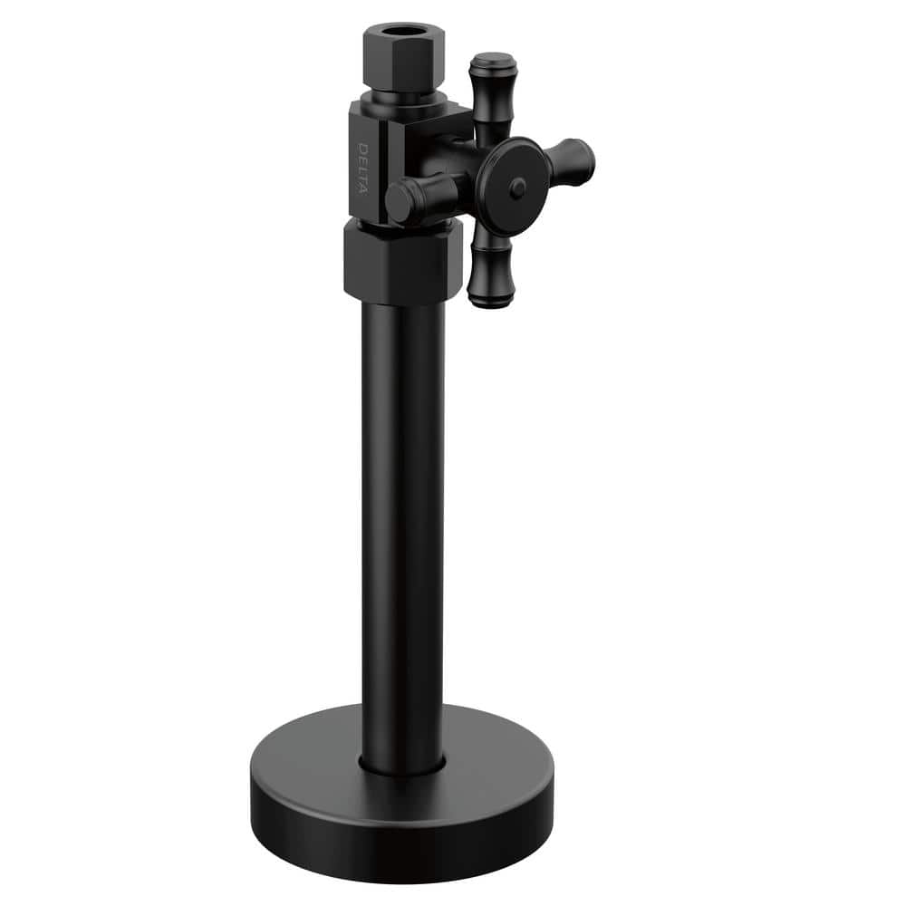 1/2 in. x 7.63 in. L Matte Black Brass Straight Supply Stop Valve price history on PriceWatchPro