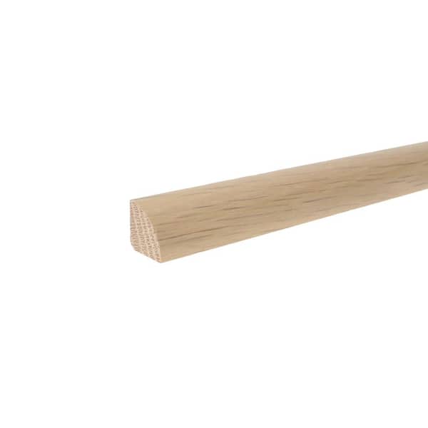 ROPPE Pearl 0.75 in. Thick x 0.75 in. Wide x 94 in. Length Wood Quarter Round Molding