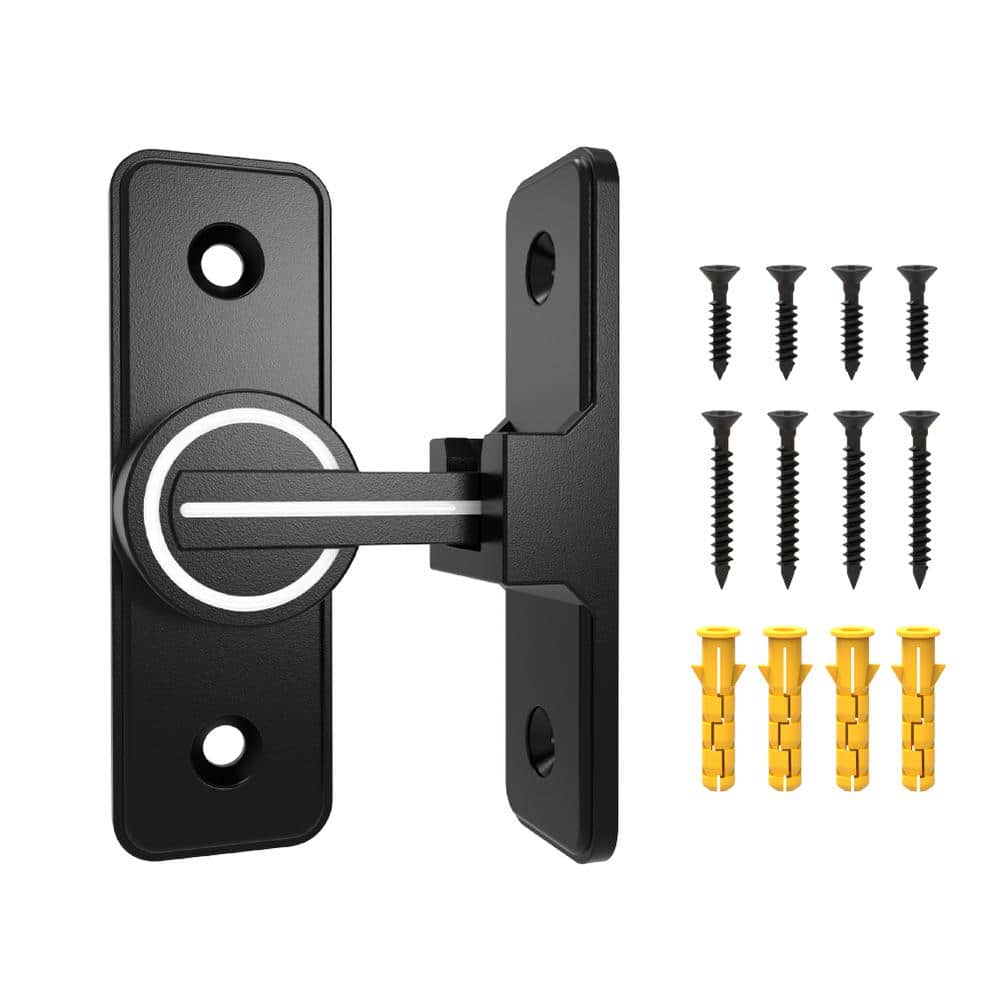 Door Hook Latch, Heavy Duty 4 inch Hook and Eye Latch, Stainless Steel Gate Lock  Hook Hardware for Sliding Barn Door, Screen Door, Window, Cabinet, Fence  (Brushed Finish)(2 Pack) : : Home