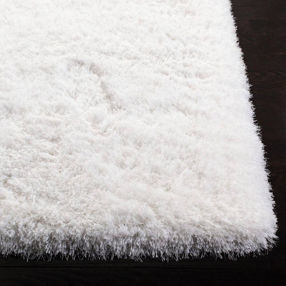 Ocean Shag 8 ft. x 10 ft. Ivory Solid Color Area Rug - thumbnail 6