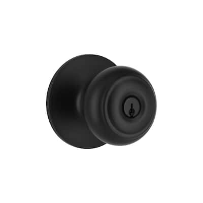 Defiant Hartford Matte Black Bed and Bath Door Knob-32TGX910B - The ...