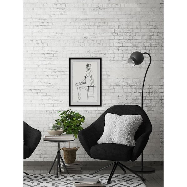 Unbranded 12 in. H x 8 in. W "Sit Like a Model" by Marmont Hill Framed Wall Art