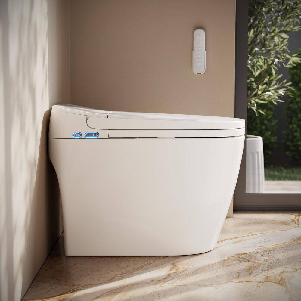 Avancer Glossy White High Efficiency One Piece Smart Toilet with Heated Bidet