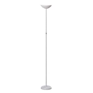 SkyLite 65 in. White Industrial 1-Light LED Energy Efficient Floor Lamp with Built-In Gradient Dimmer Function