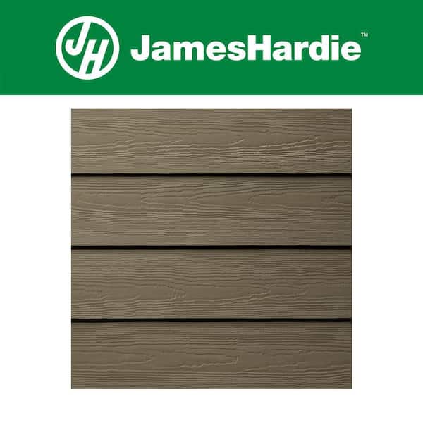 Hardie Plank HZ5 7.25 in. x 144 in. Statement Collection Timber Bark Cedarmill Fiber Cement Lap Siding