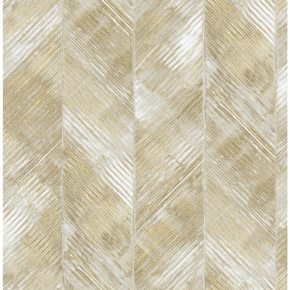 Hubble Herringbone Stripe Metallic Pearl and Taupe Paper Strippable Roll (Covers 56 sq. ft.) price history on PriceWatchPro
