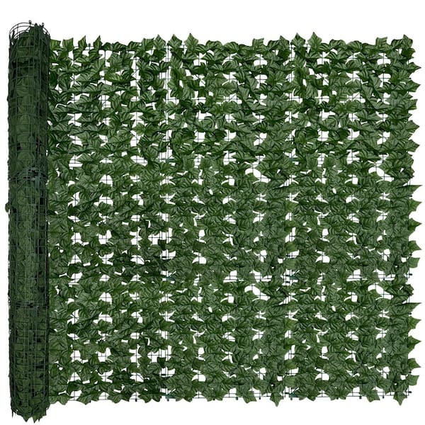 NVNOO 60 x 128 in. Artificial Ivy Privacy Fence Screen for Indoor and Outdoor Green Backdrop, Garden Greenery Decor (1-Pack)