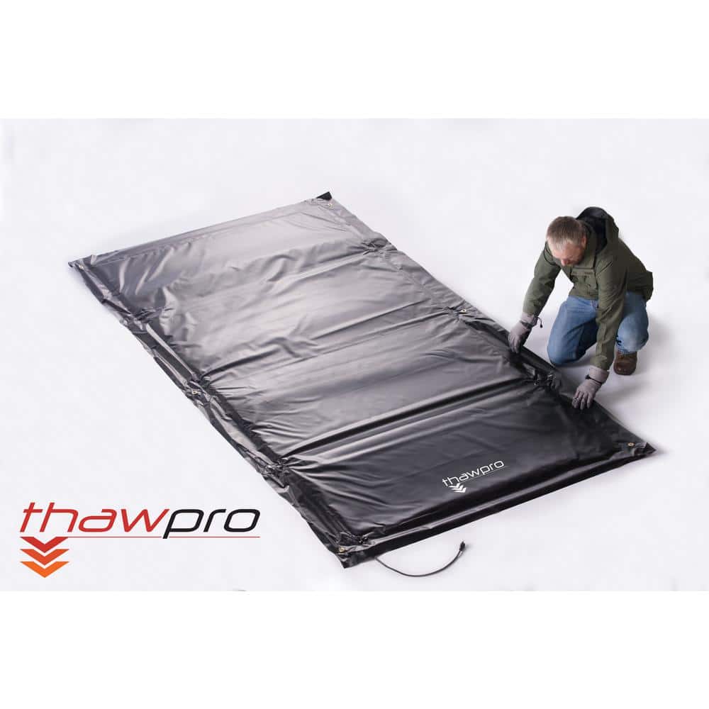 THAW PRO 5 ft. x 9 ft. Heated Ground Thawing Blanket - Rugged Industrial Pr