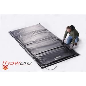 THAW PRO 5 ft. x 9 ft. Heated Ground Thawing Blanket - Rugged Industrial Pro Model