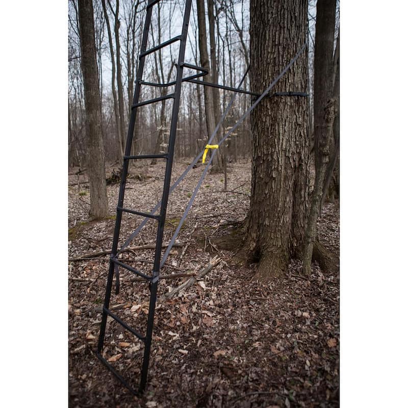 18 ft. Durable Steel Denali 2-Man Ladder Treestand with Safe-Tread Steps