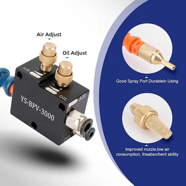 Justincity Mist Coolant Spray System with Magnet Base Mini Mill