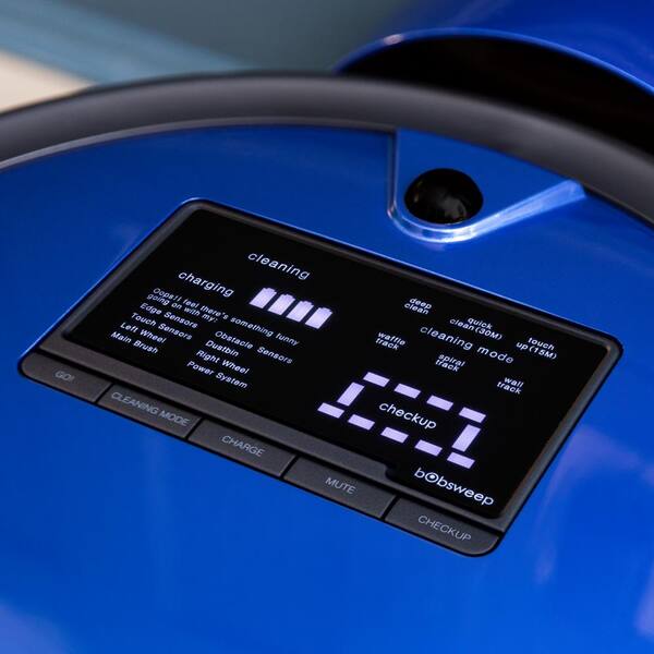 bObsweep - PetHair Plus Robotic Vacuum Cleaner and Mop, Cobalt
