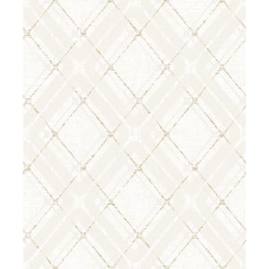 Hadley Beige Argyle Paper Strippable Roll (Covers 57.8 sq. ft.)