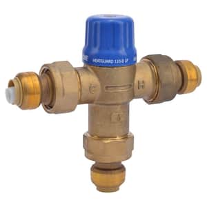 1/2 in. Brass Heat Guard 110-D Thermostatic Mixing Valve
