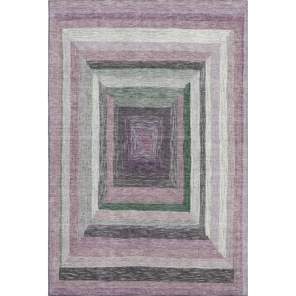 Mayfield Premium Machine Washable Abstract AMF1957 Blush 3 ft. x 4 ft. Area Rug price history on PriceWatchPro
