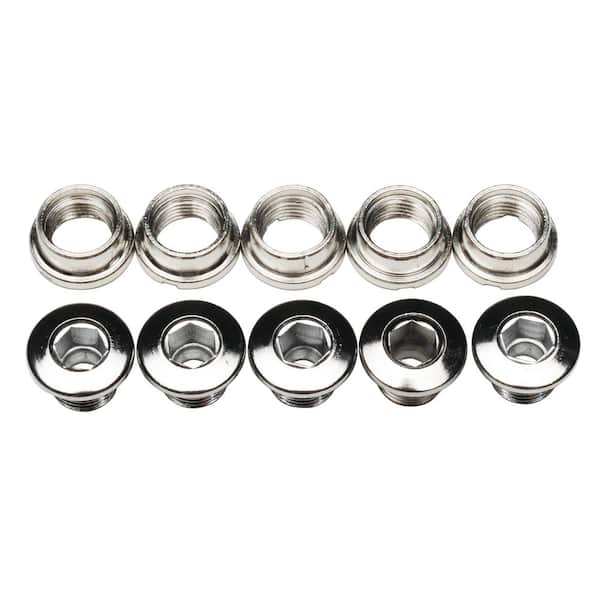 Vuelta Steel Chainring Bolt Set 8 mm Double (5-Pack)