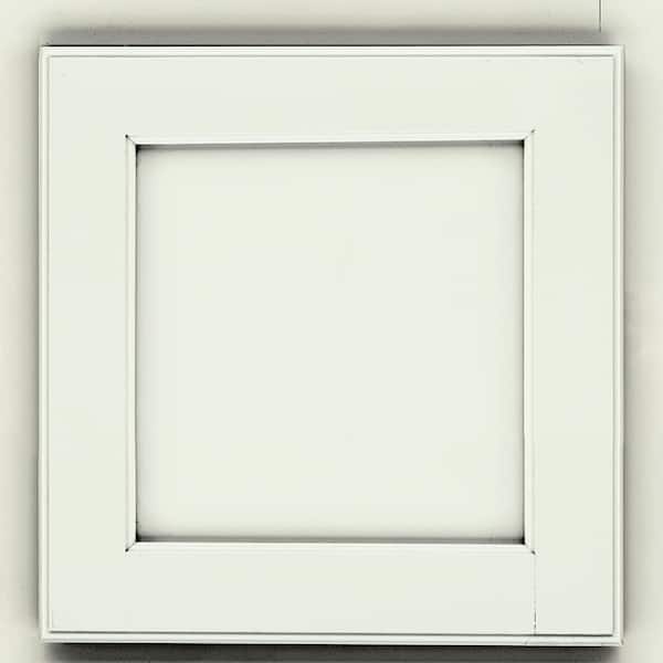 KRAFTMAID SIMPLICITY 14-5/8 in. x 14-5/8 in. Cabinet Door Sample in Dove White