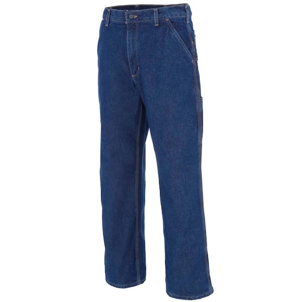Mens Dungarees Jeans Blue Washed Removable Jeans Pocket Design 