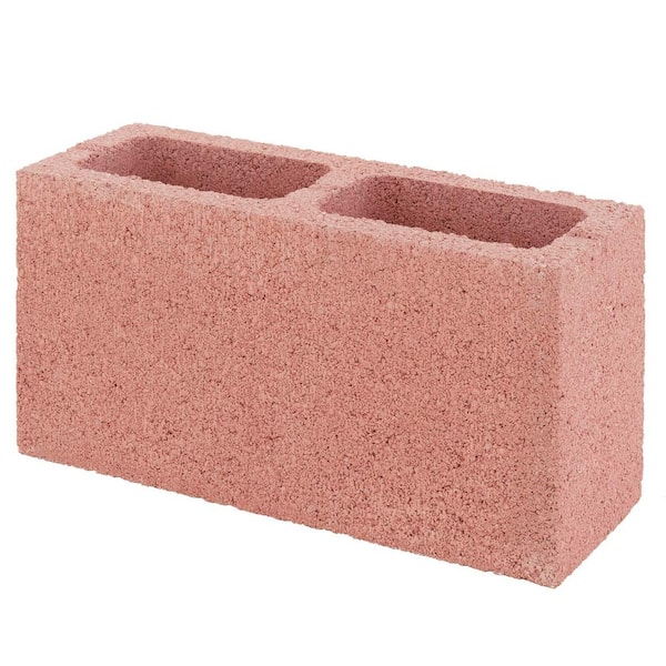 Angelus Block 6 in. x 8 in. x 16 in. Pink Concrete Block