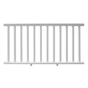 Premium 6 ft. x 3 ft. White Vinyl Rail Fence Panel