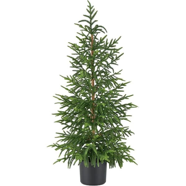 4 ft. Artificial Norfolk Pine Tree in Pot UV Resistant Realistic