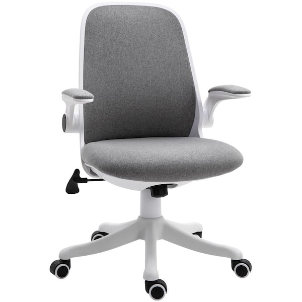 Vinsetto 24.5 x 23.5 x 38.5 Pink Polyester Swivel Rocker Task Chair with  Arms 921-330V80PK - The Home Depot