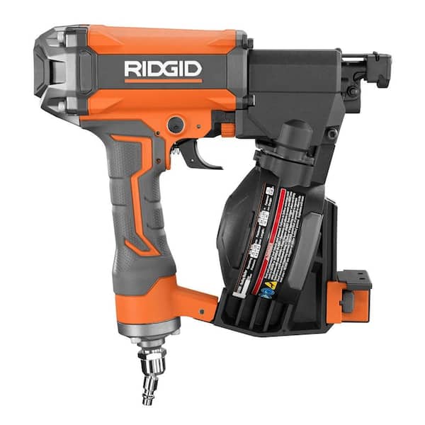 RIDGID 15-Degree 1-3/4 in Coil Roofing Nailer 