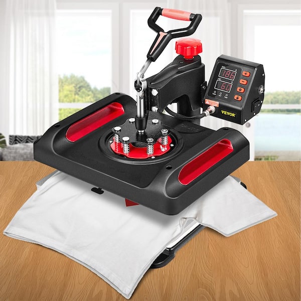 Portable T-Shirt Heat Press Machine Mat Sublimation Printer DIY 12"×10" 