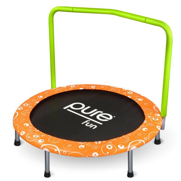 Pure Fun 36 in. Kids Bungee Trampoline with Handrail