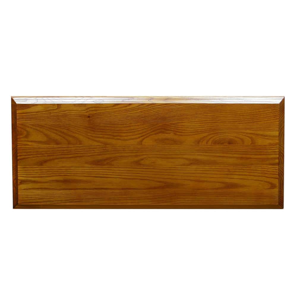 Rustic Oak Narrow Side Table with Drawer and Shelf