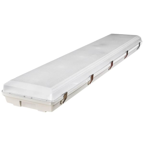 4 ft. 90-Watt 13374 Lumen Dimmable White Vapor Tight High Bay Wraparound Light, 3500K