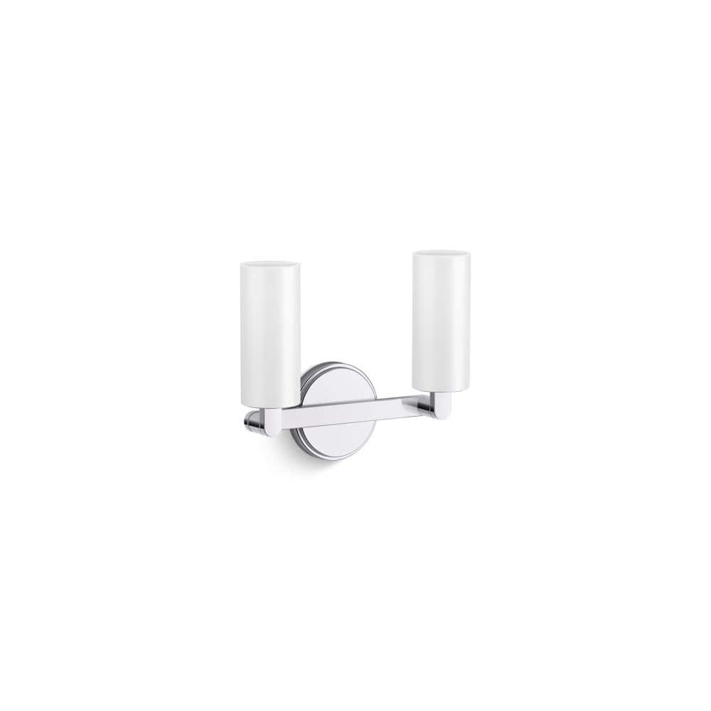 Crue 2-Light Polished Chrome Wall Sconce price history on PriceWatchPro