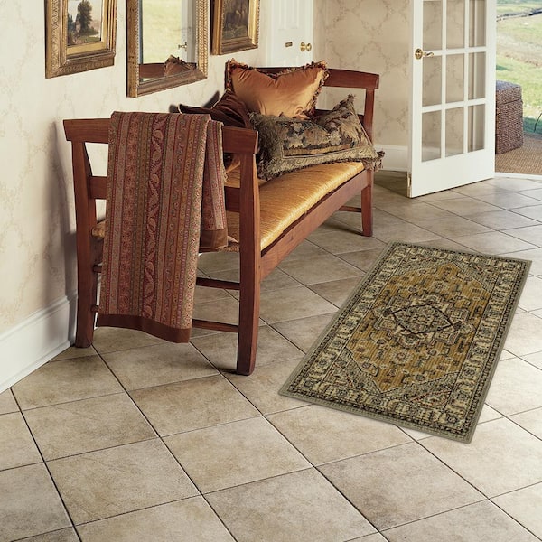 Rene Beige 2 ft. x 4 ft. Oriental Area Rug