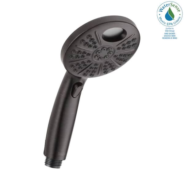 Delta Temp2O 6-Spray 4 in. Single Wall Mount Handheld Shower Head