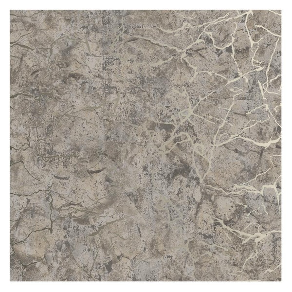 Boutique Carrara Taupe Brown Wallpaper Sample