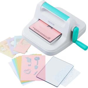 Manual Die Cutting and Embossing Machine, Portable Cut Machines, 6 in. Opening Scrapbooking Machine Full Kit Included