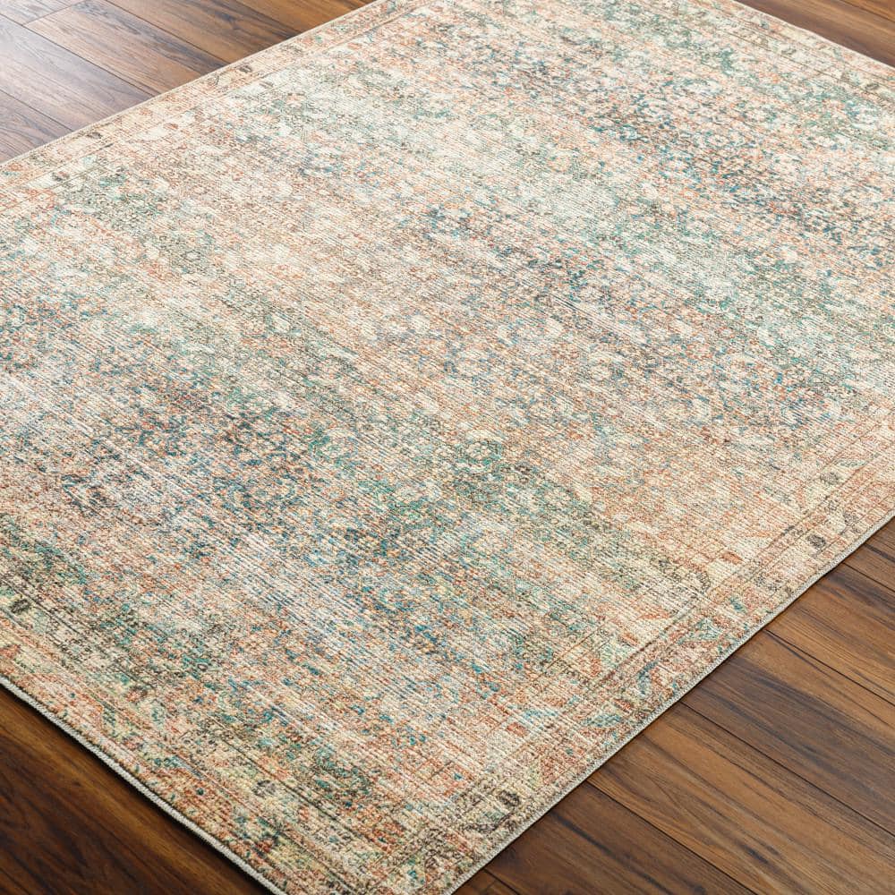 Marlene Sage and Brown Vintage Runner Area Rug