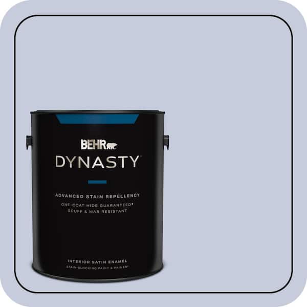 BEHR DYNASTY 1 gal. #BIC-08 Sweet Lavender Satin Enamel Interior Stain-Blocking Paint and Primer