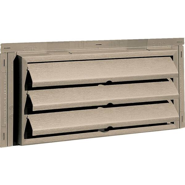 Builders Edge 9.375 in. x 18 in. Foundation Vent without Ring for New Construction, #085-Clay-DISCONTINUED