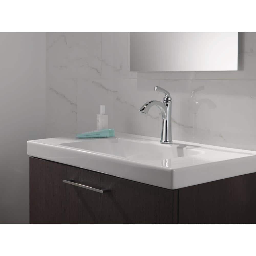 Geist Chrome Single Handle Bathroom Faucet with Pop-Up Drain